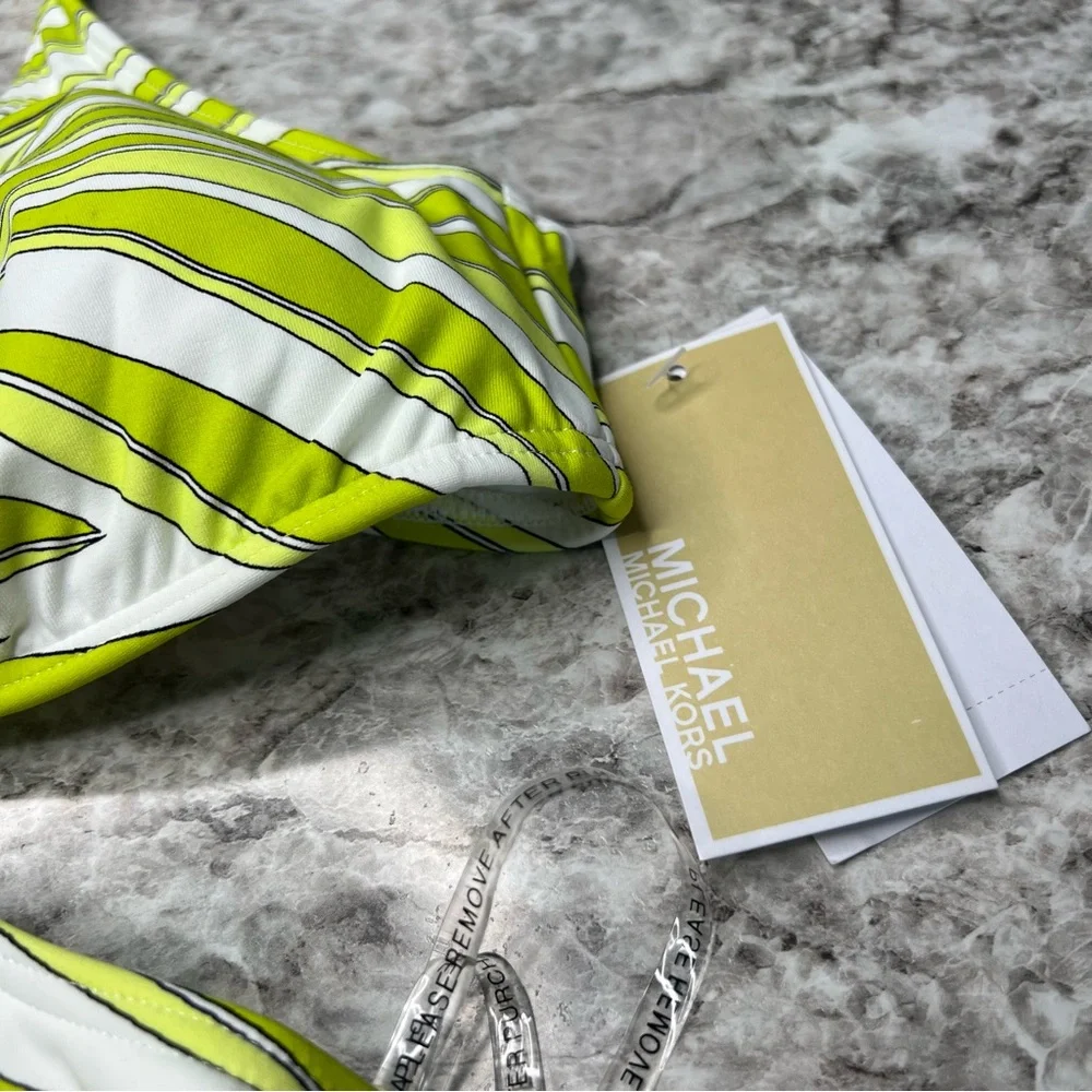 Michael Kors animal print one piece swimsuit size 8 eight NEW NWT - Picture 6 of 9